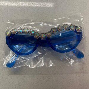 RAD + REFINED - THE NOVA CRYSTAL (BLUE - ITEM 1234-084) - TAYLOR SWIFT GLASSES